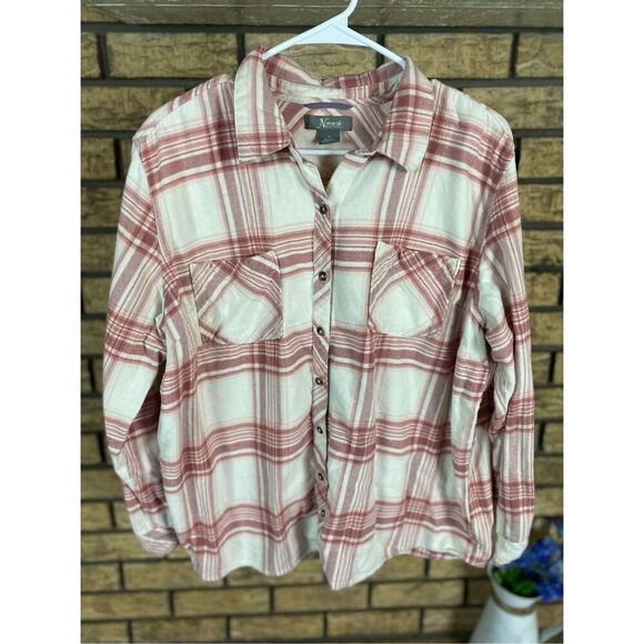 Natural Reflections Button Up Flannel - Picture 1 of 6